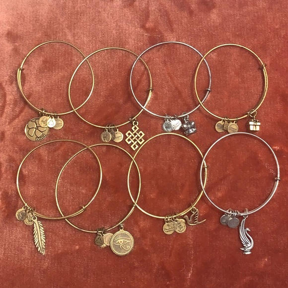 Vintage Alex and Ani Bangles, Set of 8, 2004 - Picture 1 of 14